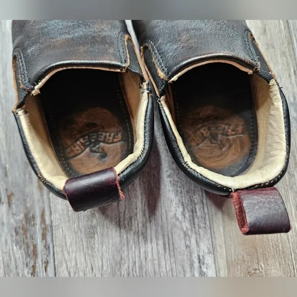 Freebird My First Freebird Crib Shoes Baby Kicks Size 3 Black Distressed