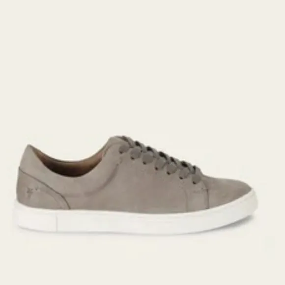 Frye *NEW* Ivy Low Lace Grey Leather Sneakers