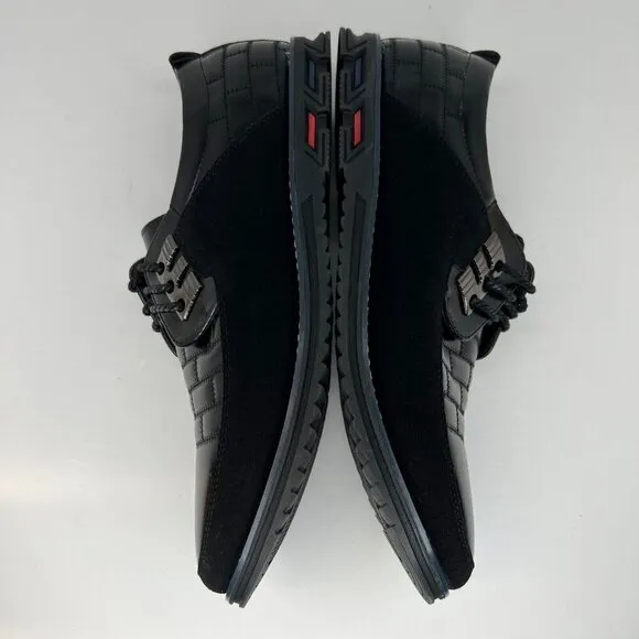 Gatsby Mens 898 Black Oxford Derby Orthopedic Lace Up Size 11 Leather Shoes