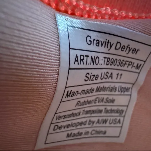 GDEFY MATEEM Pink Athletic Shoes, Women’s Size 11, EUC