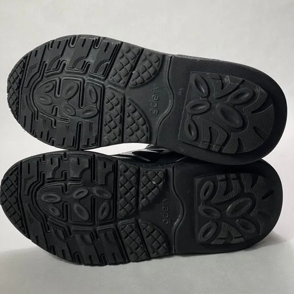 Gdefy Shoes Mens Size 9 Black Athletic Walking Sneakers Corrective Fit Orthotics