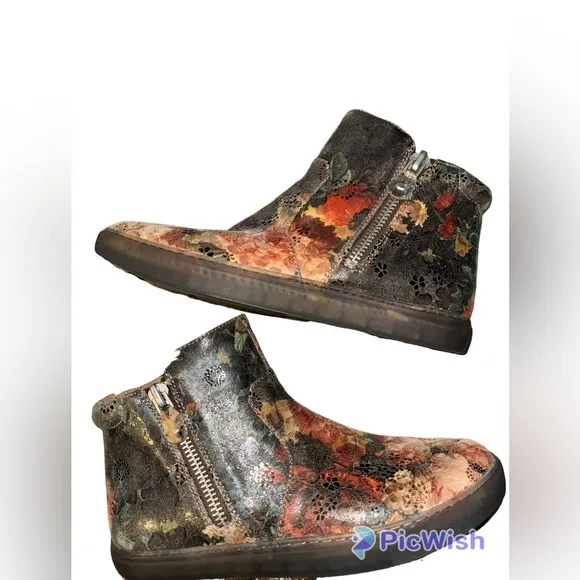 Gentle Souls Carter Floral Mid-top Sneakers