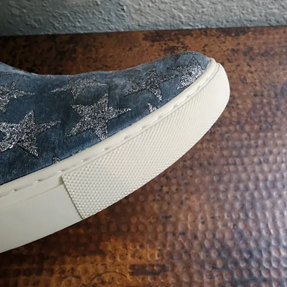 gentle souls Lowe Star-Print Platform Sneakers