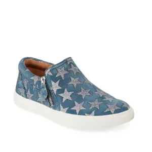 gentle souls Lowe Star-Print Platform Sneakers