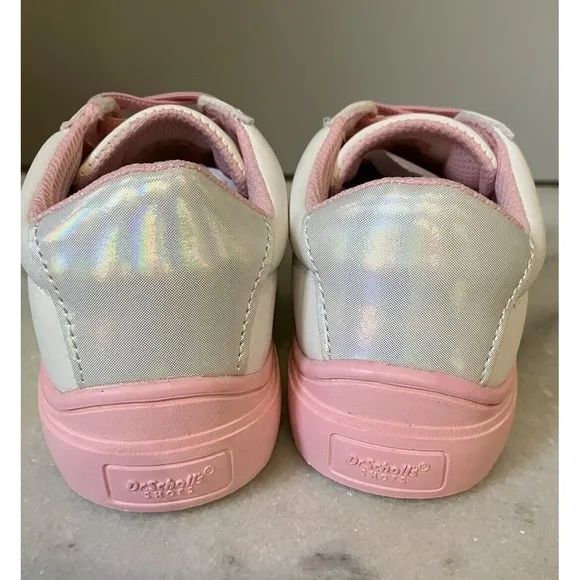 Girl's Sneakers 13 Dr. Scholl's Time Off Tennis Shoes White,Rainbow.