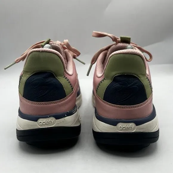 Gravity Defyer Corrective Fit Women Size 9 Pink/White Walking Shoes Sneakers