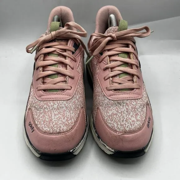 Gravity Defyer Corrective Fit Women Size 9 Pink/White Walking Shoes Sneakers