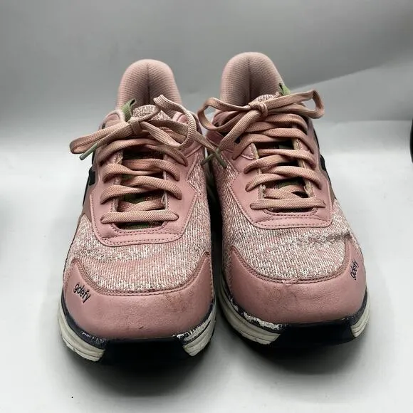 Gravity Defyer Corrective Fit Women Size 9 Pink/White Walking Shoes Sneakers