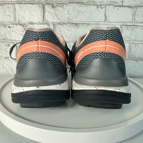 Gravity Defyer GDefy Gray Sneakers Mighty Walk Orthopedic Athletic Shoes 10