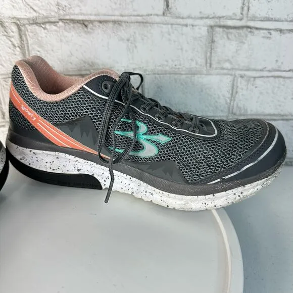 Gravity Defyer GDefy Gray Sneakers Mighty Walk Orthopedic Athletic Shoes 10