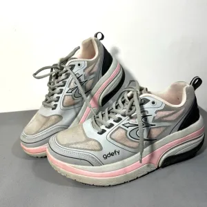 GRAVITY DEFYER GDEFY Women 8.5 Sneakers Shoes Ion Gray Pink Athletic Walking