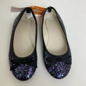 🌸Gymboree New Navy Multicolor Glitter Ballet Flat Shoes