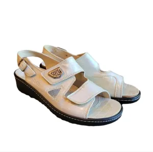 Hallux Fabia Fidelio Bunion Relief Adjustable Crocodile Sandal Women's 6.5-7