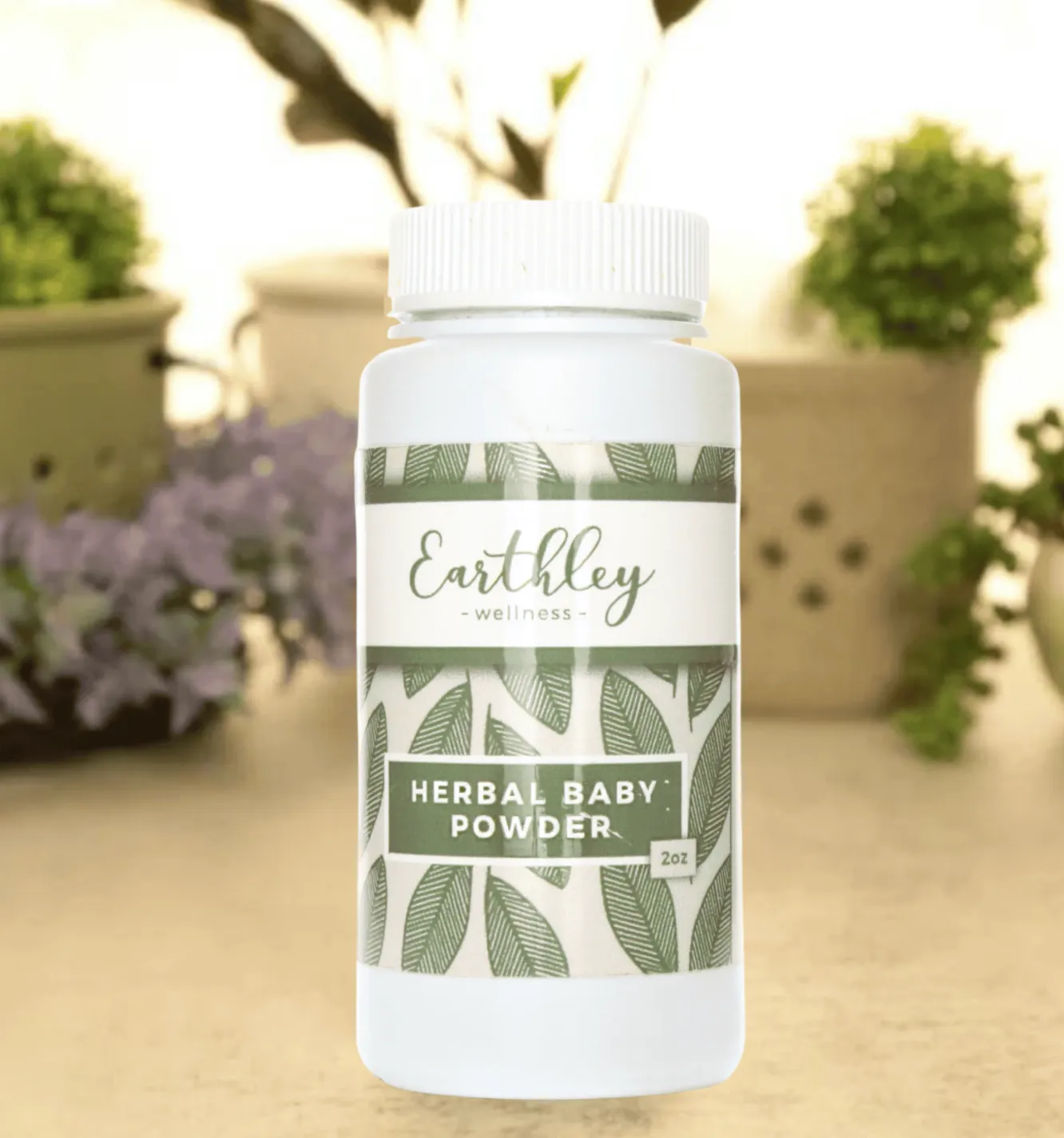 Herbal Baby Powder All-Natural Soothing Baby Powder 2 oz