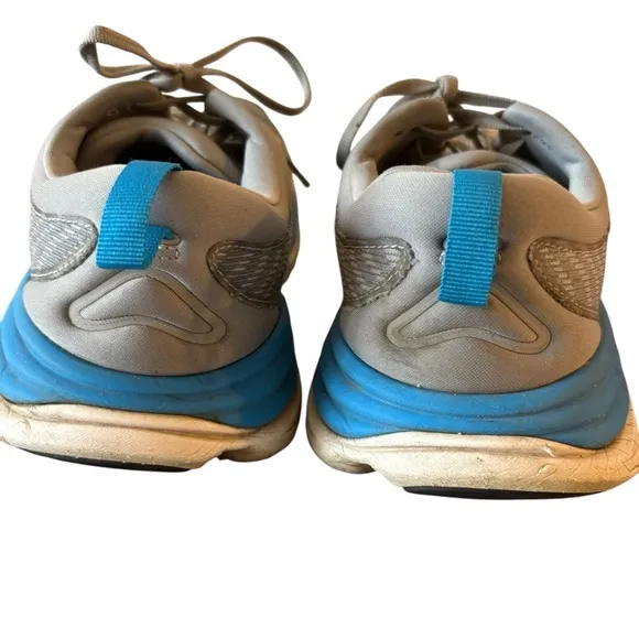 Hoka Gaviota 5 Mens Blue Gray Running Athletic Shoes Sneaker Sz  11.5 D