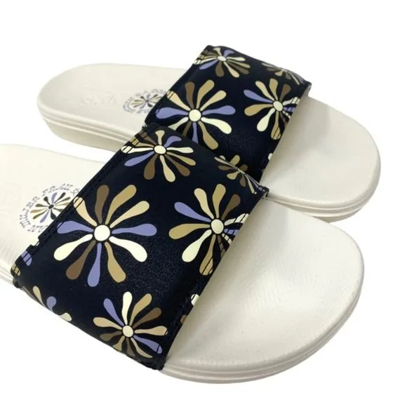 🔥HOT SALE🔥VANS La Costa Slide Beige Floral Sandals Men’s Size VN0A5HFEBBG
