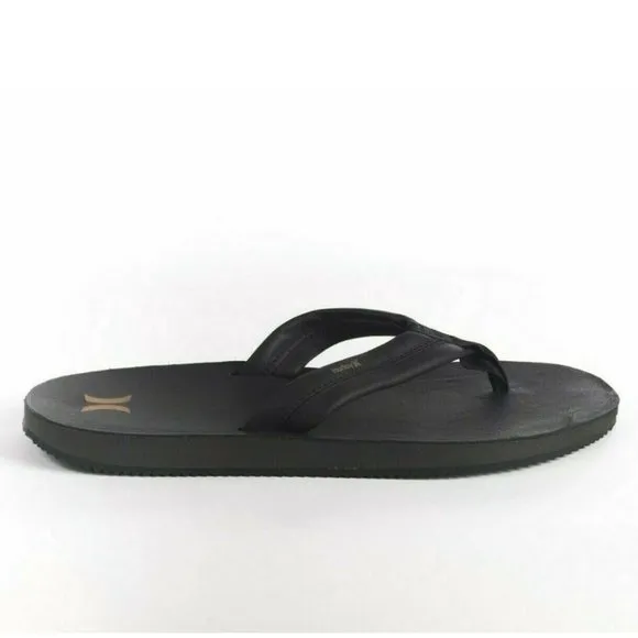 Hurley Men's Lunar Leather Sandal Flip Flop Thong
