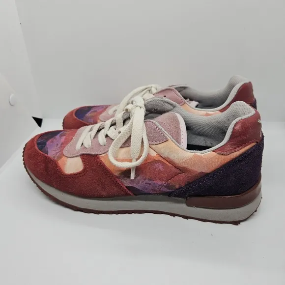 Inkkas Andes Jogger sneakers red purple women's 7