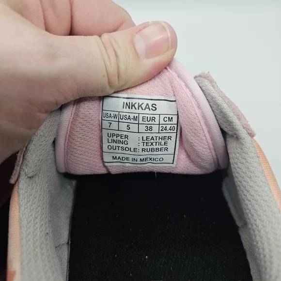 Inkkas Andes Jogger sneakers red purple women's 7