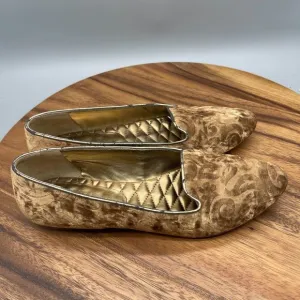 Ivanka Trump Kenni 2 Loafer Flat Gold Womens Size 8 M Comfort Slip On