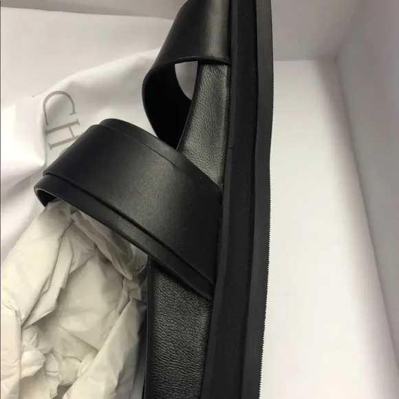 Jimmy Choo Marga Flat - Left Shoe Only - 35.5 EUR - Black - New In Box.