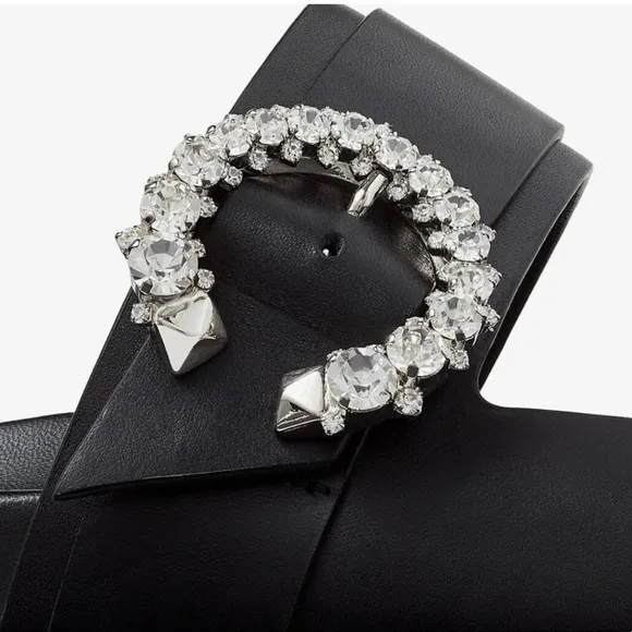 Jimmy Choo Marga Flat - Left Shoe Only - 35.5 EUR - Black - New In Box.
