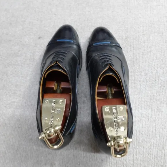 John Fluevog Shoes 8.5 Black The Gateways Cap Toe Oxford Lace