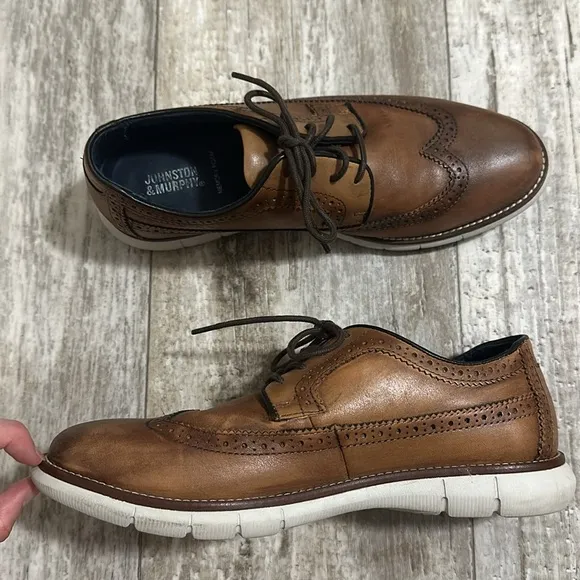 JOHNSTON &amp; MURPHY Men's Milson Wingtip Dress Shoes