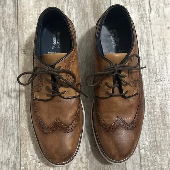 JOHNSTON &amp; MURPHY Men's Milson Wingtip Dress Shoes