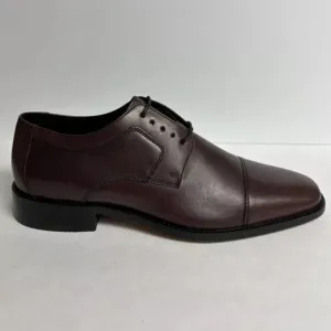 Johnston &amp; Murphy Men’s Novick Burgundy Cap Toe Oxford, Size 9 M