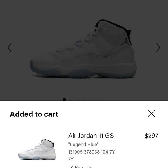 Jordan 11 Legend Blues