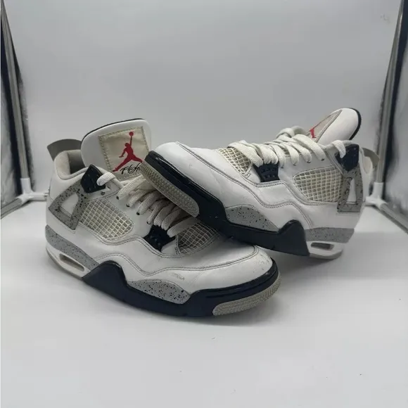 Jordan 4 Retro White Cement- Size 9.5