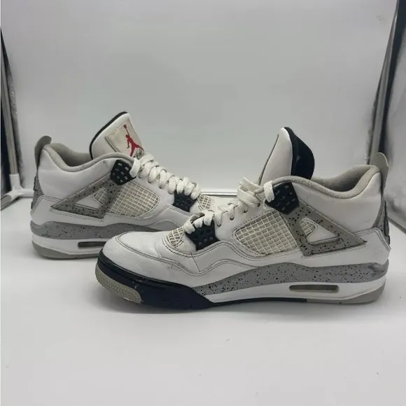 Jordan 4 Retro White Cement- Size 9.5