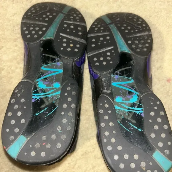 Jordan Black Sneakers with Cross-Strap Design