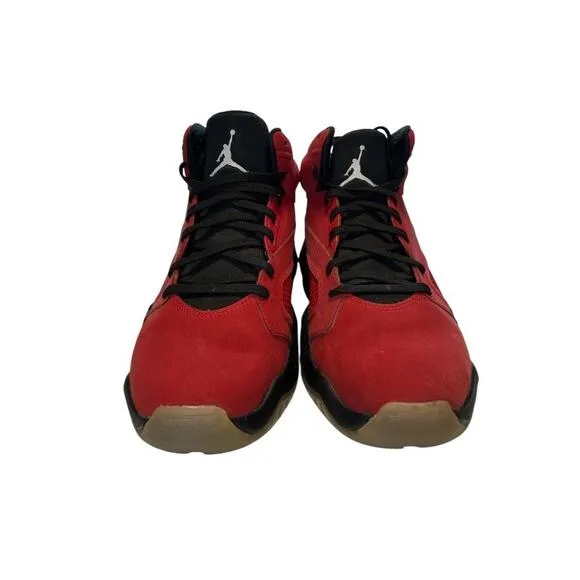 Jordan Lift Off High Top Men's Red &amp; Black Leather Basketball Sneakers Size 8.5