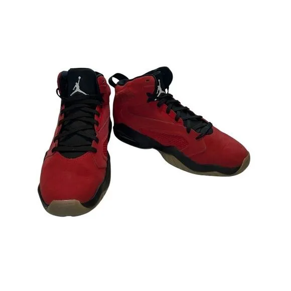 Jordan Lift Off High Top Men's Red &amp; Black Leather Basketball Sneakers Size 8.5