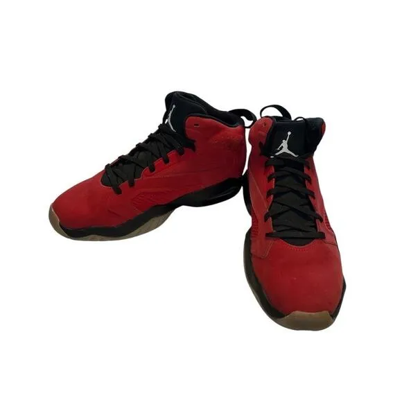 Jordan Lift Off High Top Men's Red &amp; Black Leather Basketball Sneakers Size 8.5