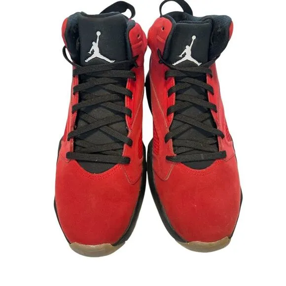 Jordan Lift Off High Top Men's Red &amp; Black Leather Basketball Sneakers Size 8.5