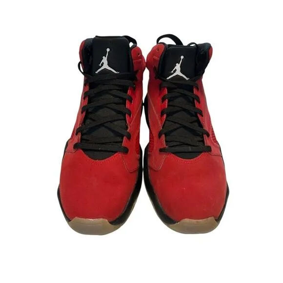 Jordan Lift Off High Top Men's Red &amp; Black Leather Basketball Sneakers Size 8.5