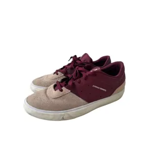 JORDAN Men’s Burgundy Leather Suede Series Sneakers Size 13