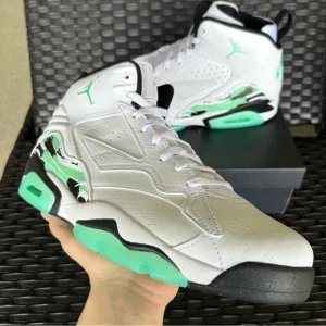JORDAN MVP WHITE GREEN GLOW Size 13