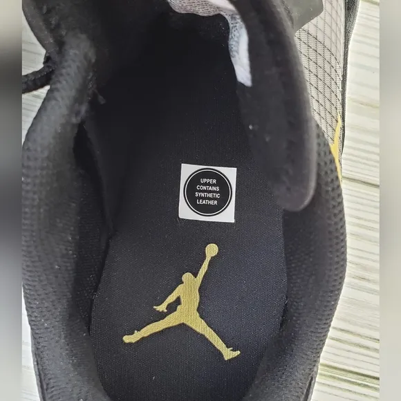 Jordan One Take 4 &quot;Black/Metallic Gold/White&quot; Boys' Basketball Shoes size 4.5