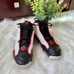 Jordan Pro Strong Mid Varsity Red Black Basketball Sneakers Size 3Y