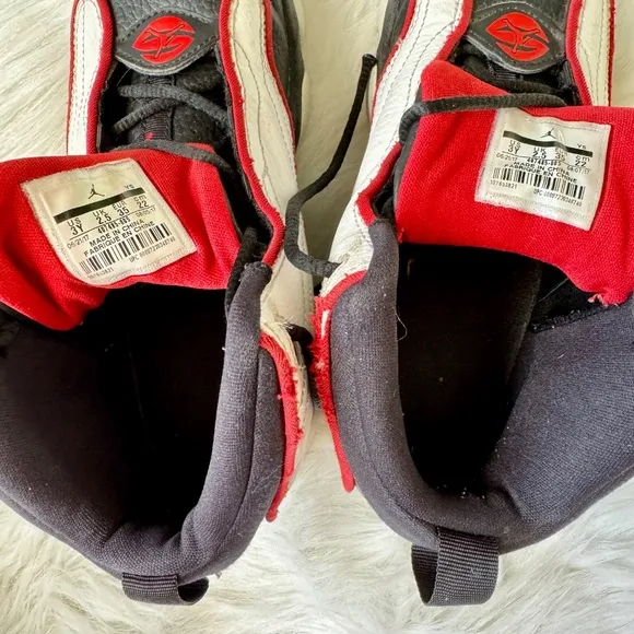 Jordan Pro Strong Mid Varsity Red Black Basketball Sneakers Size 3Y