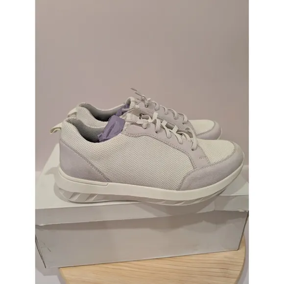 Josef Seibel White Suede Lace Up Cameron Comfort Sneakers Shoes MensUS 8.5 EU 42