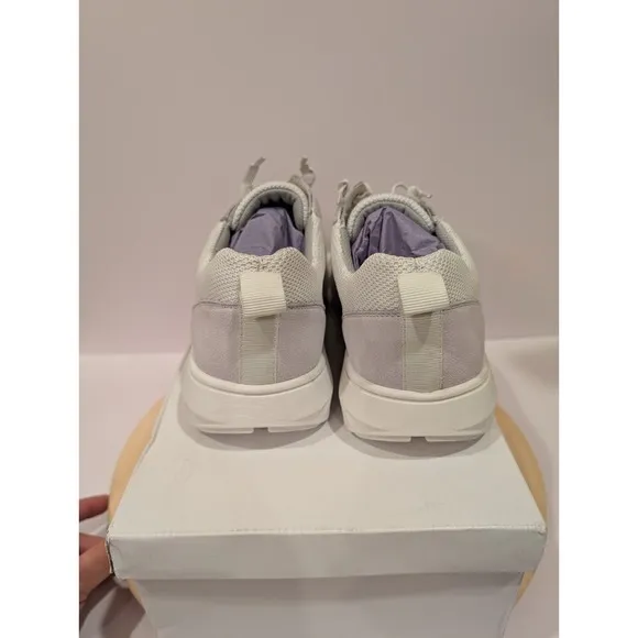Josef Seibel White Suede Lace Up Cameron Comfort Sneakers Shoes MensUS 8.5 EU 42