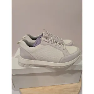 Josef Seibel White Suede Lace Up Cameron Comfort Sneakers Shoes MensUS 8.5 EU 42