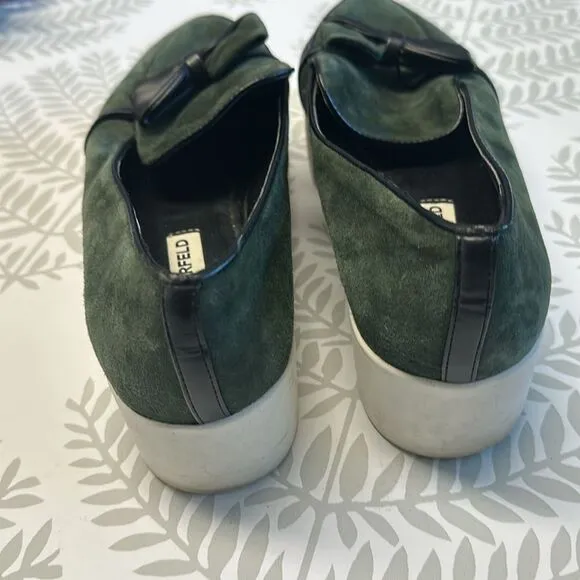 KARL LAGERFELD Paris Women’s KATIE sneaker platform Shoes - 9.5