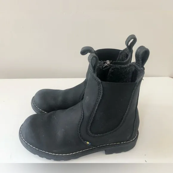 Kavat Sz EU 30 Husum XC Black Leather Boots About Sz 12/12.5 Kid Swedish Brand