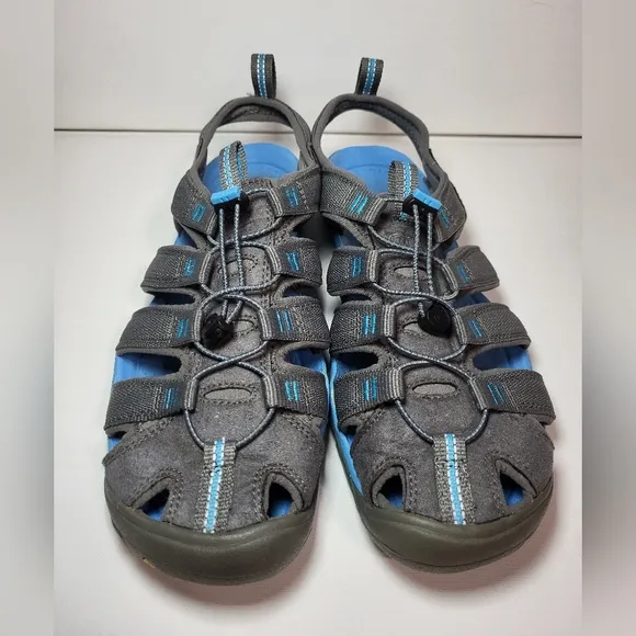 KEEN Clearwater CNX Multi-Sport Sandals Women's Size 9.5 Gray/Blue